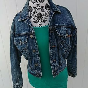 Jordache Jean Denim  stylish Jacket  size 8